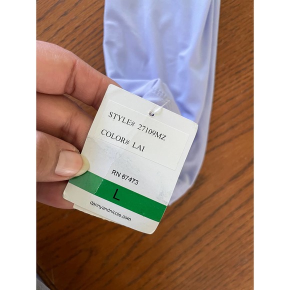 NWT Danny and Nicole Purple Top Size L - Picture 7 of 9